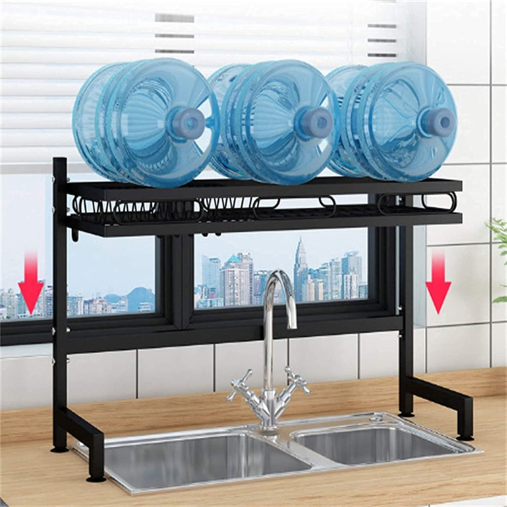 Over Sink Dish Rack – Heavy Duty Stainless Steel Organizer, Space-Saving Multi-Function Storage