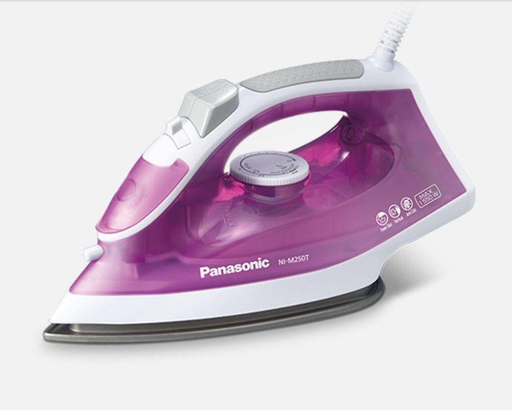 Panasonic NI-M250T 1550W Steam Iron – Lightweight & Powerful Wrinkle Remover with Titanium-Coated Soleplate - LIFE STORES UGANDA