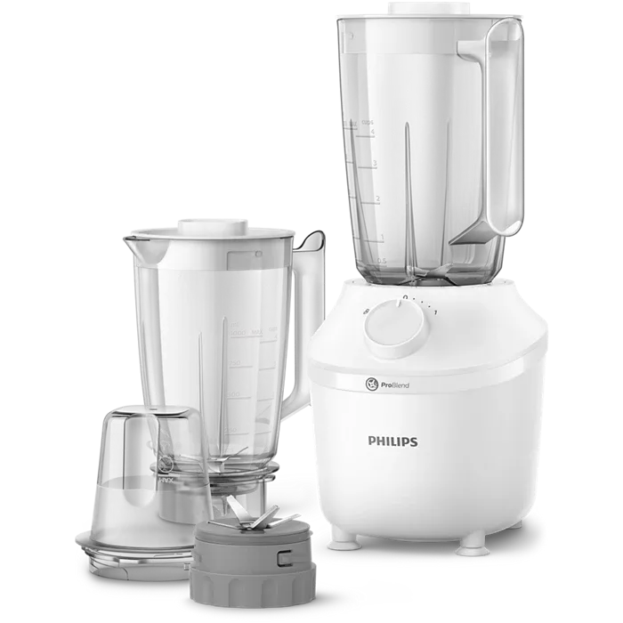 Philips HR2041/30 3000 Series 3-in-1 Blender 1.9L ProBlend System 450W Commercial Kitchen Blender
