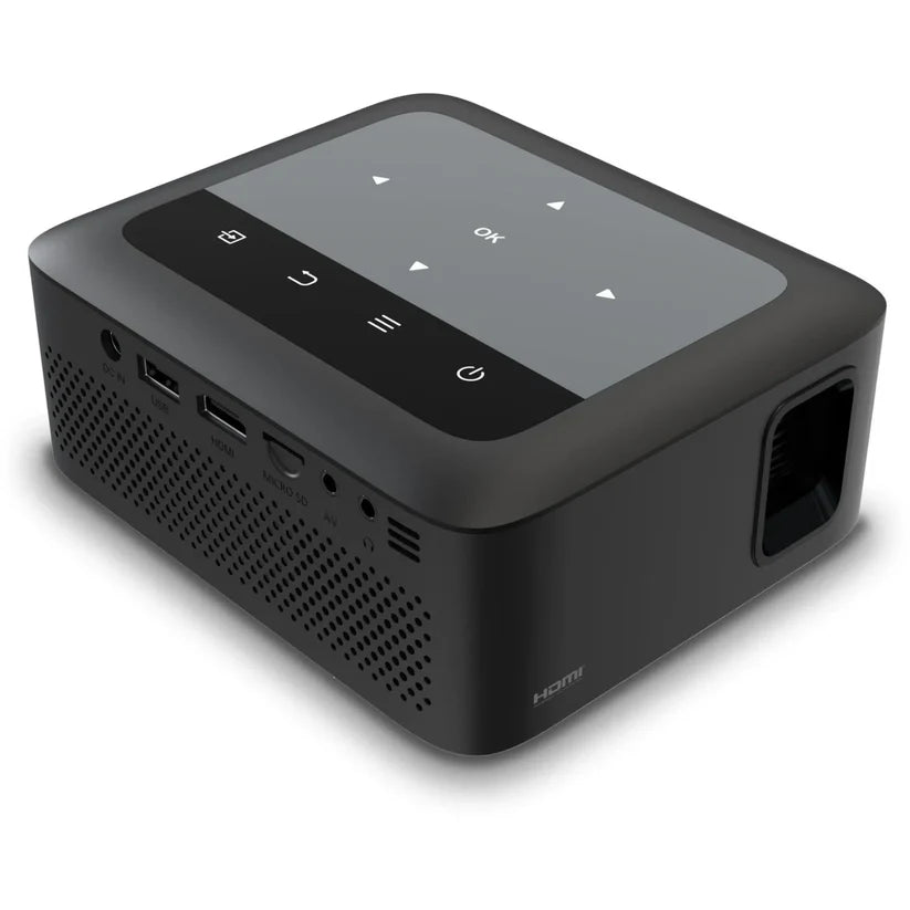Philips NeoPix 110 Portable Projector – Mini WiFi Home Projector with Screen Mirroring, HDMI & USB Support, Compact Travel Projector
