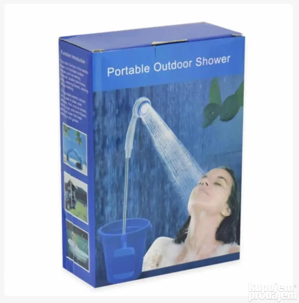 Portable Rechargeable Camping Shower Pump – Battery Powered Outdoor Electric Shower for Camping, Hiking & Travel