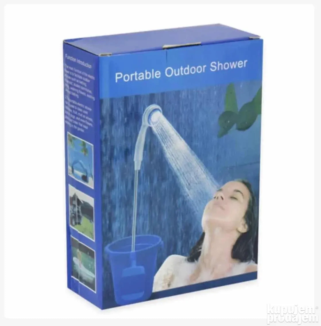 Portable Rechargeable Camping Shower Pump – Battery Powered Outdoor Electric Shower for Camping, Hiking & Travel