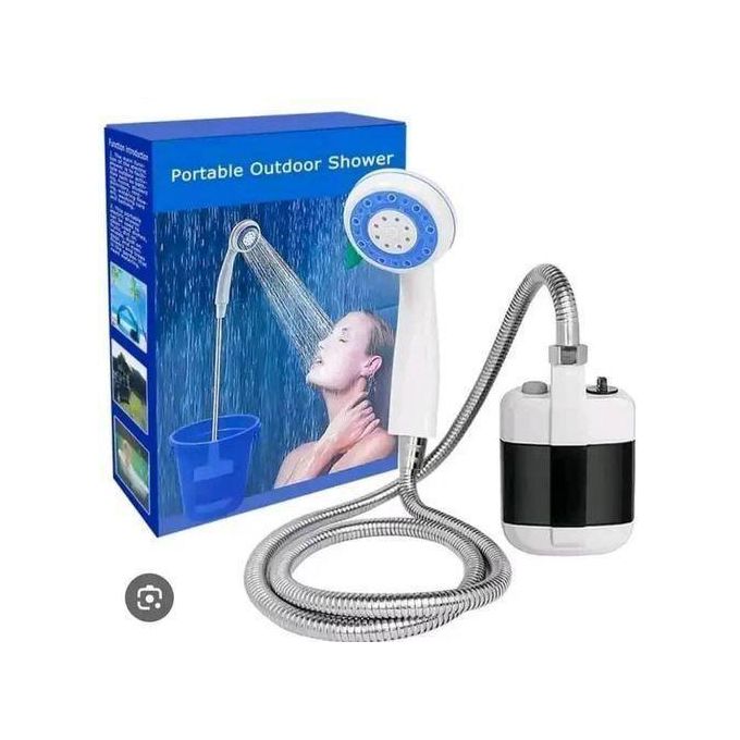 Portable Rechargeable Camping Shower Pump – Battery Powered Outdoor Electric Shower for Camping, Hiking & Travel
