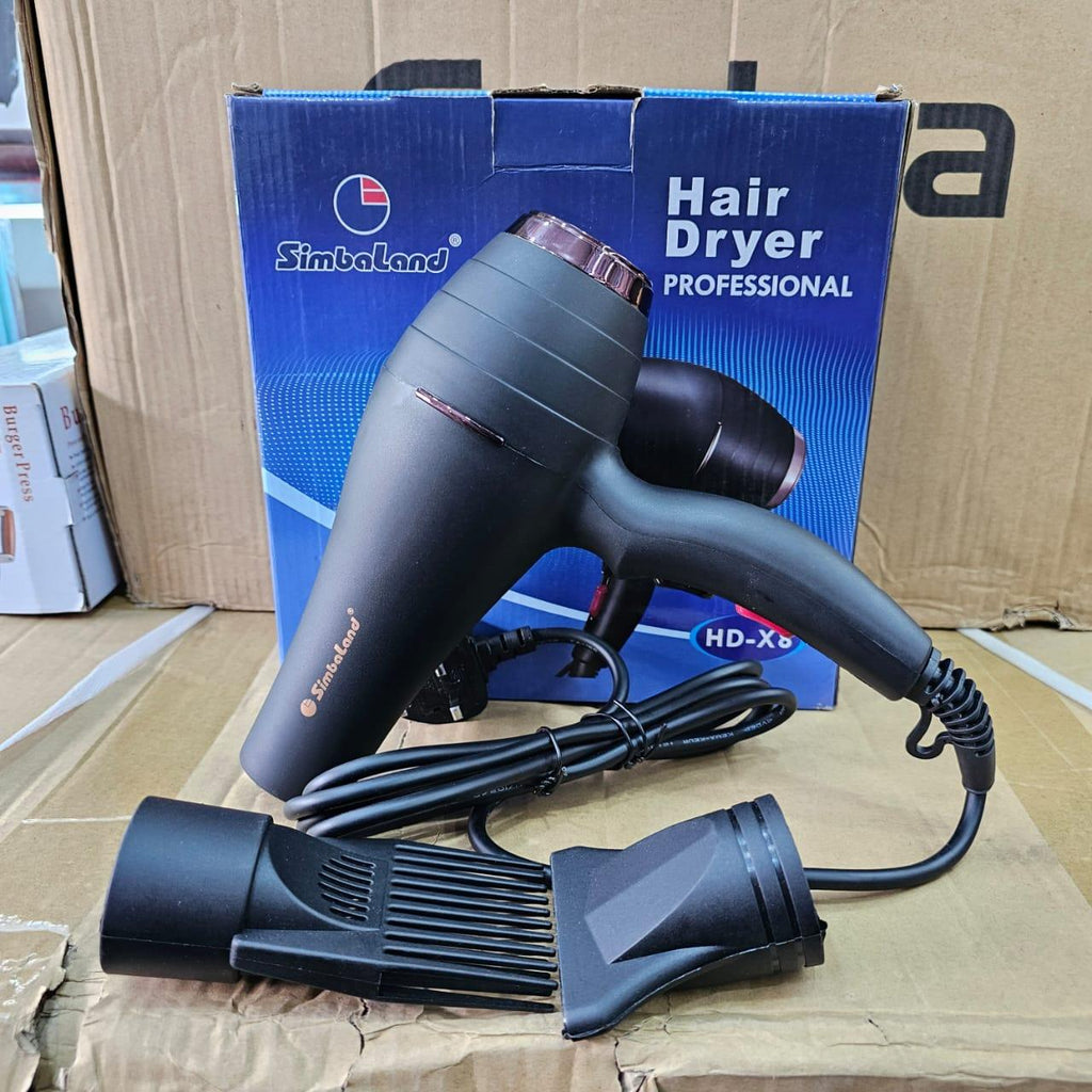 SimbaLand Professional Hair Blow Dryer – Fast Drying & Salon-Quality Styling - LIFE STORES UGANDA