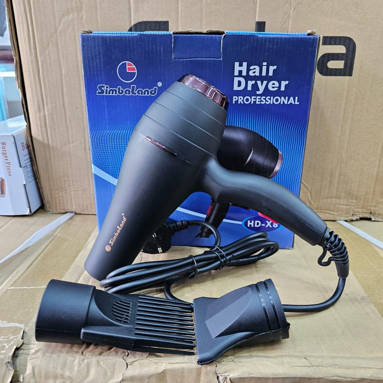 SimbaLand Professional Hair Blow Dryer – Fast Drying & Salon-Quality Styling - LIFE STORES UGANDA