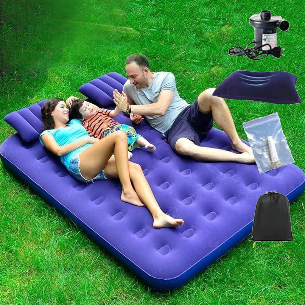 Quality Air Mattress Inflatable – 4x6 ft Camping & Home Sleeping Solution - LIFE STORES UGANDA