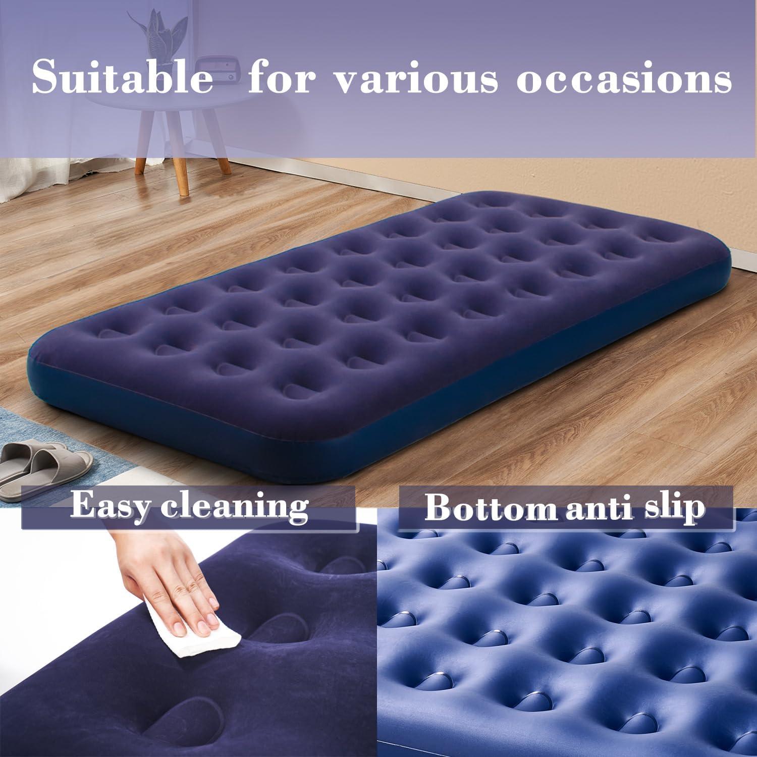 Quality Air Mattress Inflatable – 4x6 ft Camping & Home Sleeping Solution - LIFE STORES UGANDA