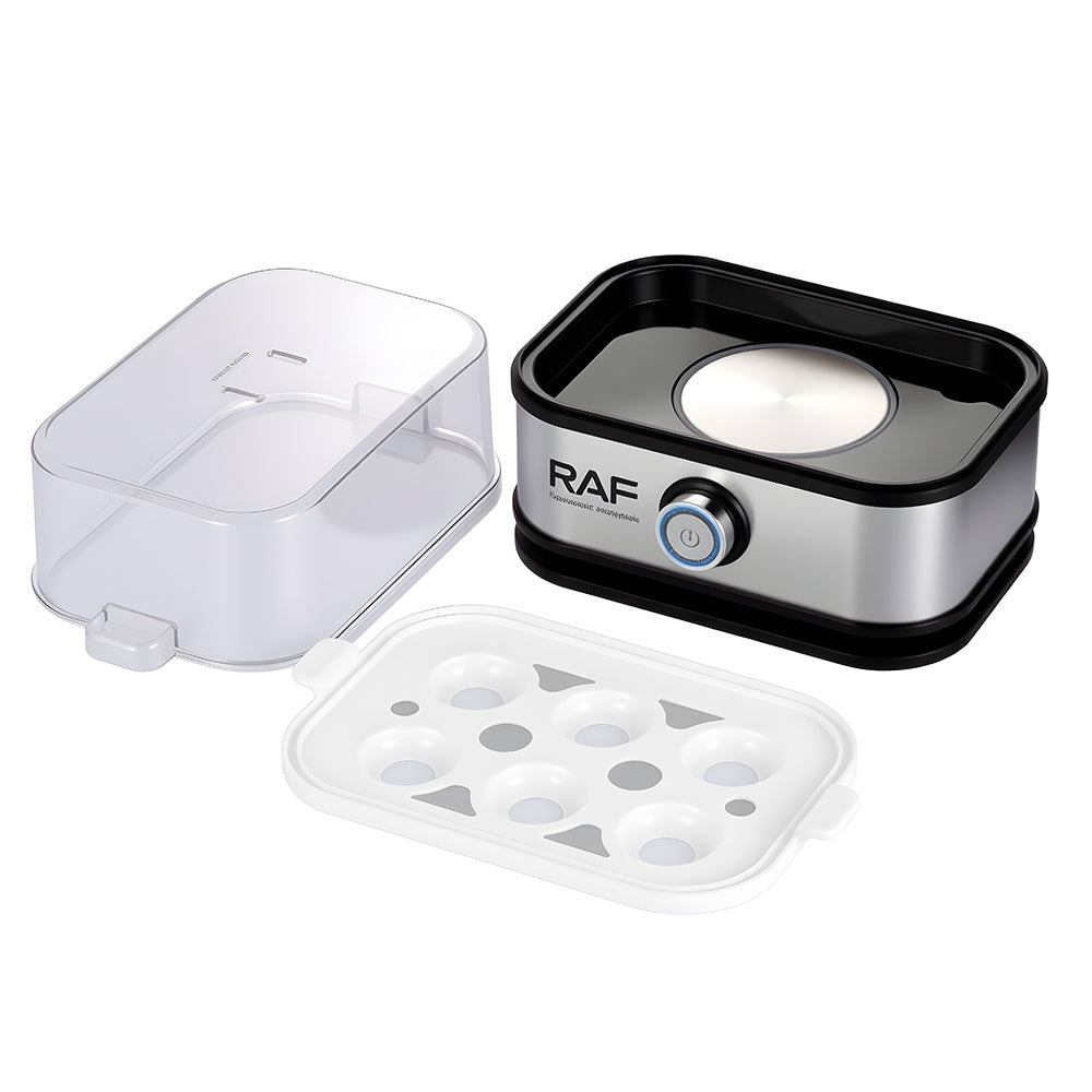 RAF 6 Egg Electric Egg Boiler Stainless Steel Rapid Cooker with Auto Shut-Off & Overheat Protection