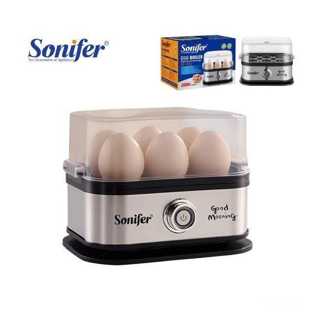 RAF 6 Egg Electric Egg Boiler Stainless Steel Rapid Cooker with Auto Shut-Off & Overheat Protection