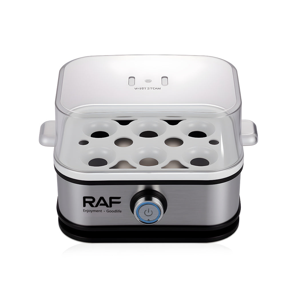 RAF 6 Egg Electric Egg Boiler Stainless Steel Rapid Cooker with Auto Shut-Off & Overheat Protection