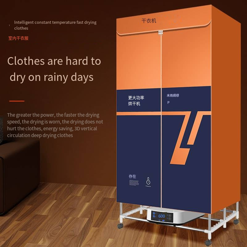 Foldable Electric Clothes Dryer – Quick Indoor Drying with AI + Remote