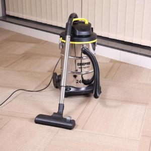 Geepas GVC19011N 25L Wet & Dry Vacuum Cleaner – 2300W, Stainless Steel Drum & Blow Function