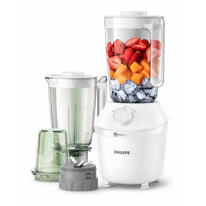 Philips 3000 Series ProBlend Blender HR2041 – 450W, 1.9L Jar, Mill & Chopper
