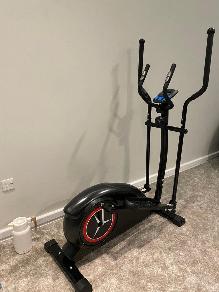 Commercial 2-in-1 Elliptical Trainer with Seat – Magnetic Cross Trainer & Exercise Bike