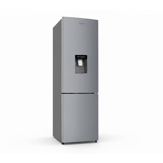 SPJ 379L Double Door Refrigerator with Water Dispenser – Grey