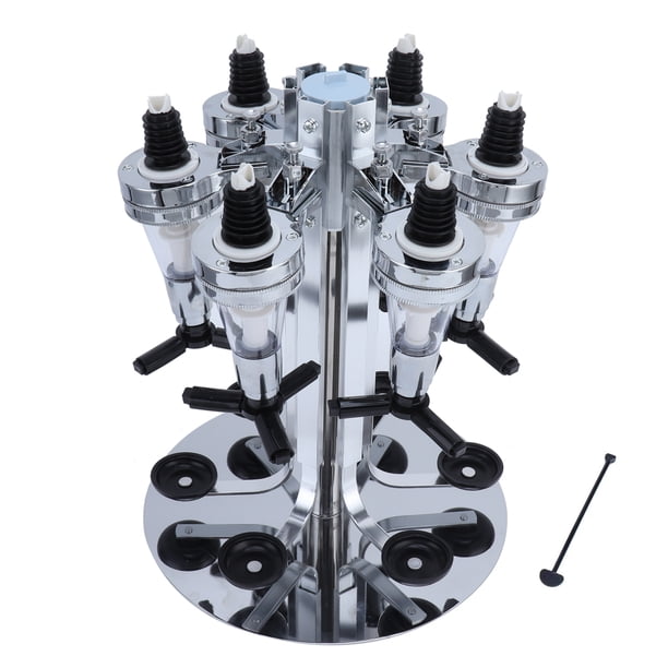 6-Bottle Revolving Bar Butler Dispenser – 360° Carousel Shot Pourer