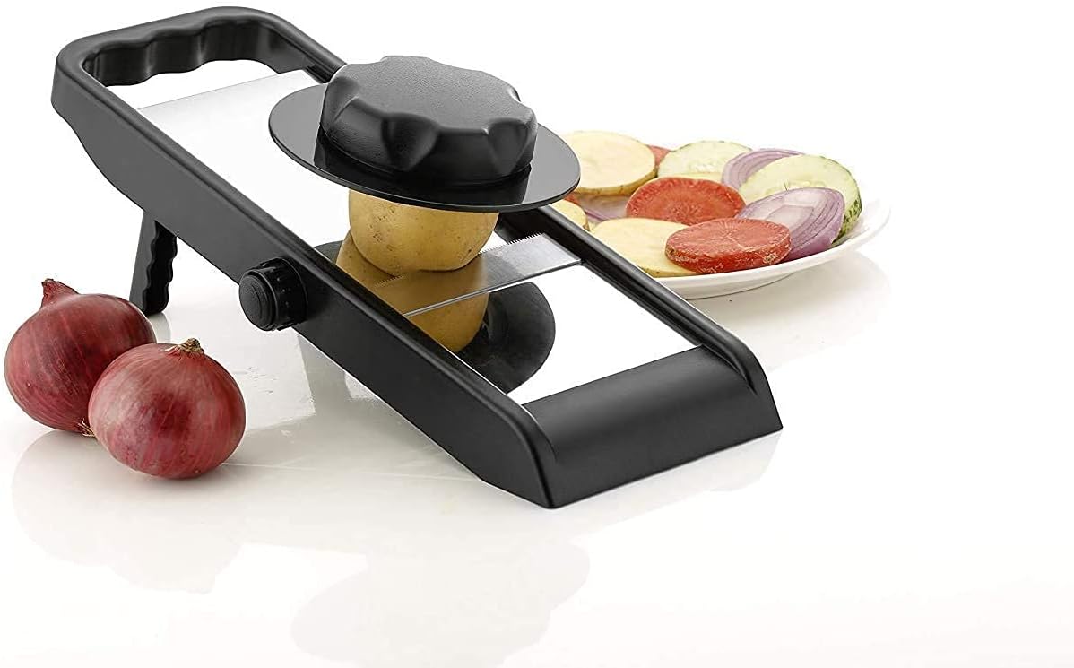 Zicon Adjustable Vegetable Slicer – Stainless Steel Mandoline Cutter 1–5mm