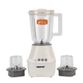 Geepas 400W 3-in-1 Blender | 1.5L Unbreakable Jar, 2 Stainless-Steel Blades, 2 Speed Settings, Pulse Function & Coffee/Spice Grinder - LIFE STORES UGANDA