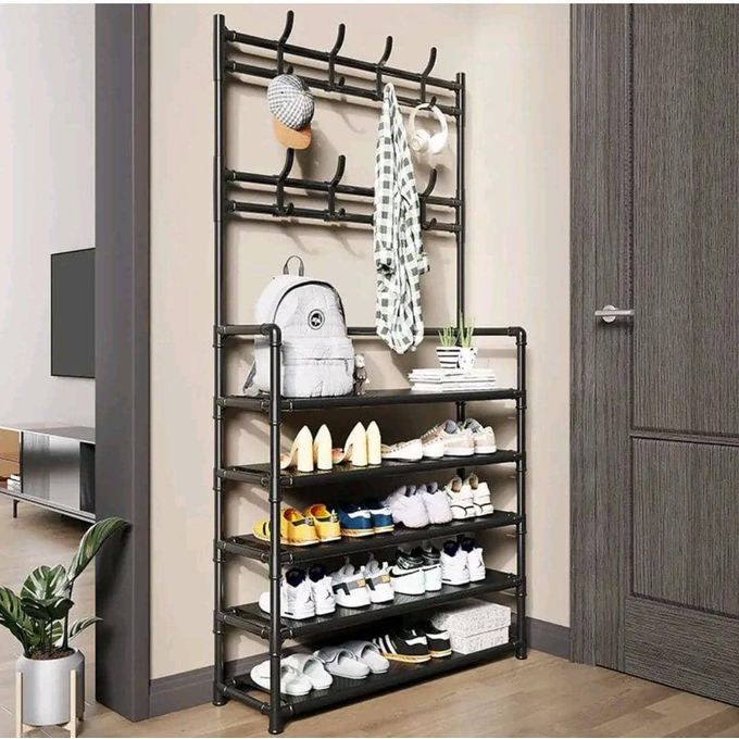 Multi-Functional Shoe & Hat Rack – Space-Saving Organizer for Shoes, Hats, Bags & Accessories