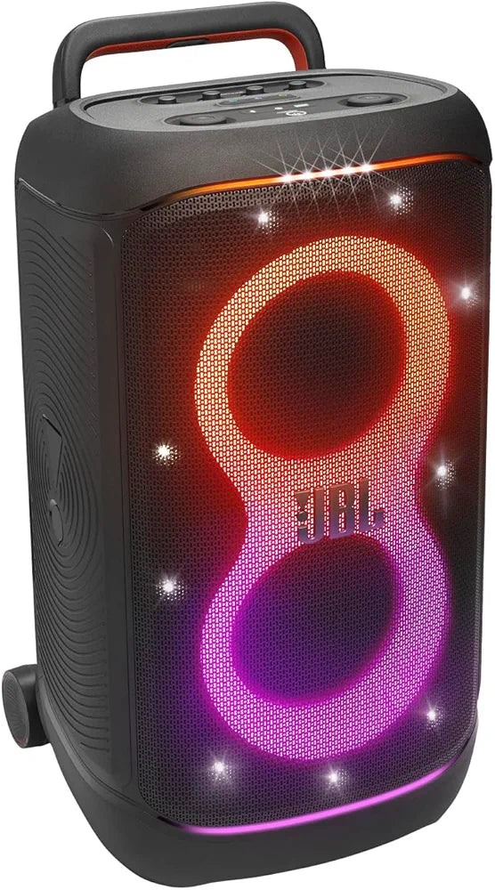 JBL PartyBox 520 400W Portable Party Speaker – AI Sound Boost, 15 Hours & Futuristic Lightshow