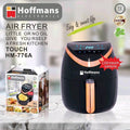 Hoffmans HM-6018 6L Digital Air Fryer – 2400W Touch Screen, Oil-Free Healthy Cooking
