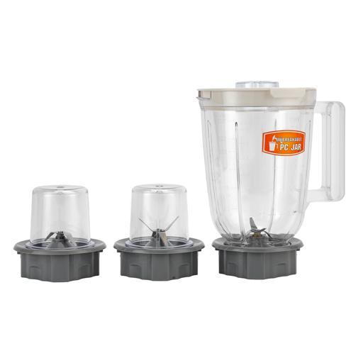 Geepas 400W 3-in-1 Blender | 1.5L Unbreakable Jar, 2 Stainless-Steel Blades, 2 Speed Settings, Pulse Function & Coffee/Spice Grinder - LIFE STORES UGANDA