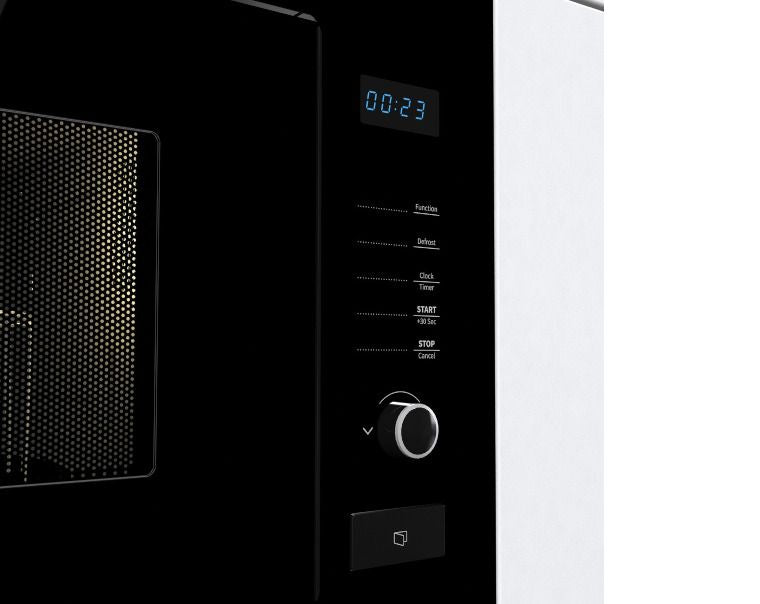 Hisense 25L Built-In Solo Microwave Oven – 900W Black Glass
