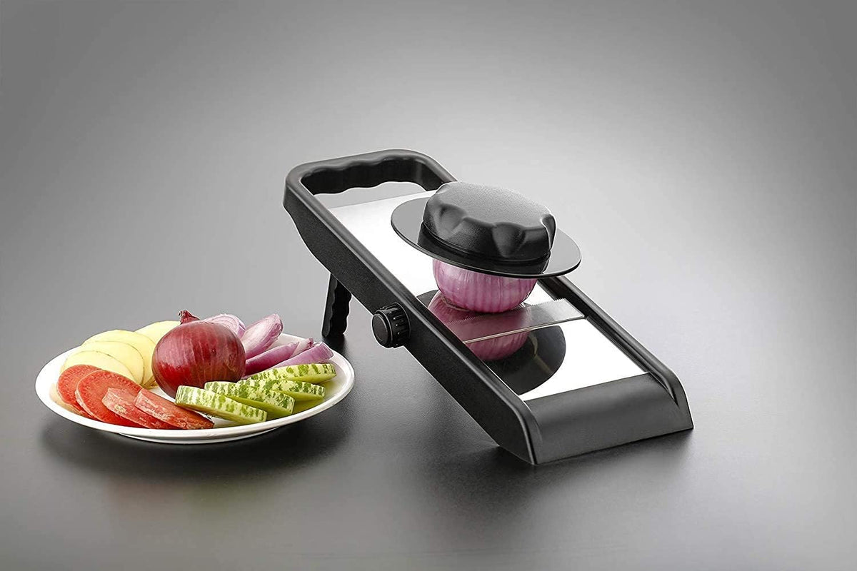 Zicon Adjustable Vegetable Slicer – Stainless Steel Mandoline Cutter 1–5mm