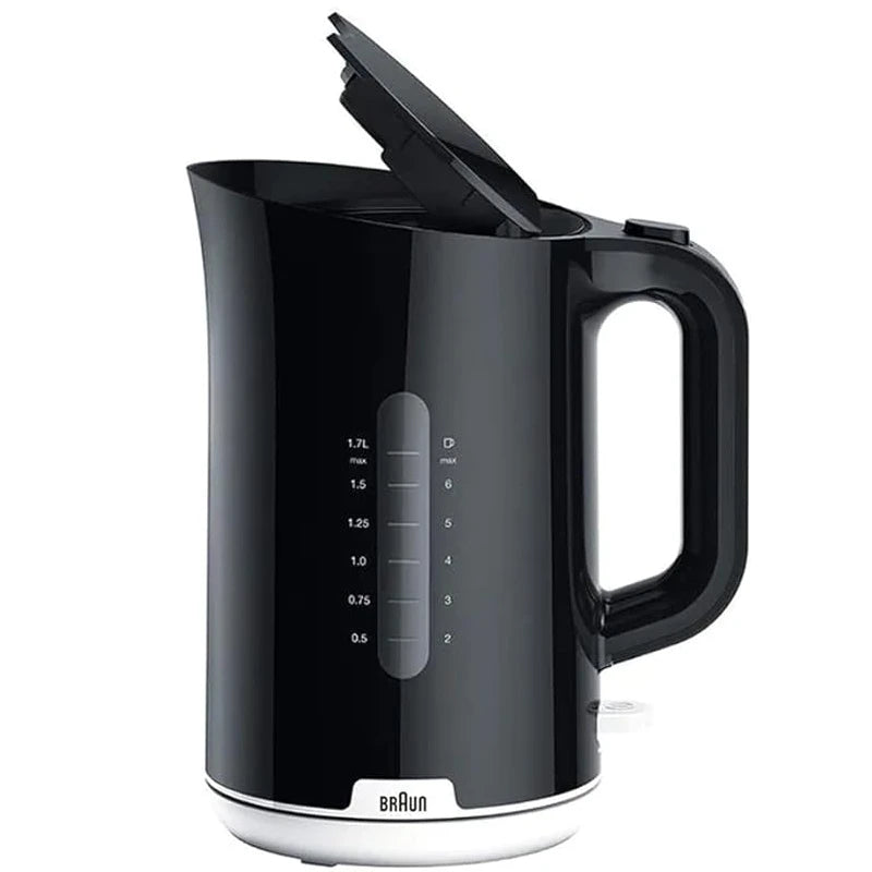 Braun WK1100BK 2200W Fast-Boil Kettle – Cordless, Limescale-Free & Ultra-Quiet