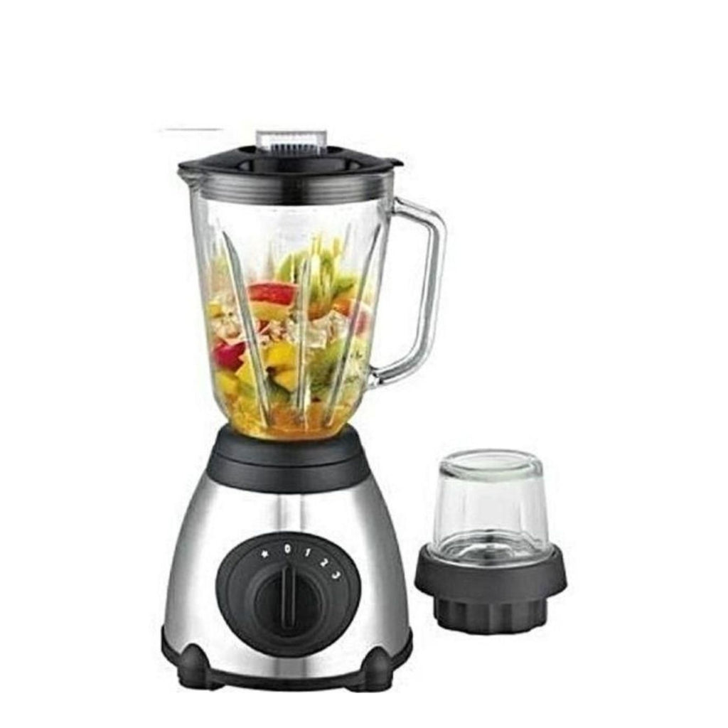 1.5L 2-in-1 Ice Crusher Blender – Unbreakable Glass Jar, High-Speed Motor, One-Touch Pause