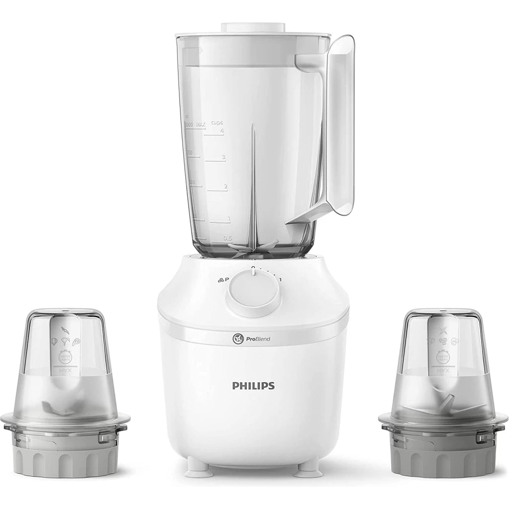 Philips 3000 Series ProBlend Blender HR2041 – 450W, 1.9L Jar, Mill & Chopper