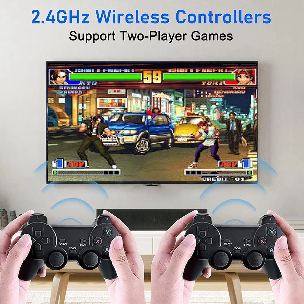 Game TV Stick Lite – 20,000+ Retro Games with 2 Wireless Controllers