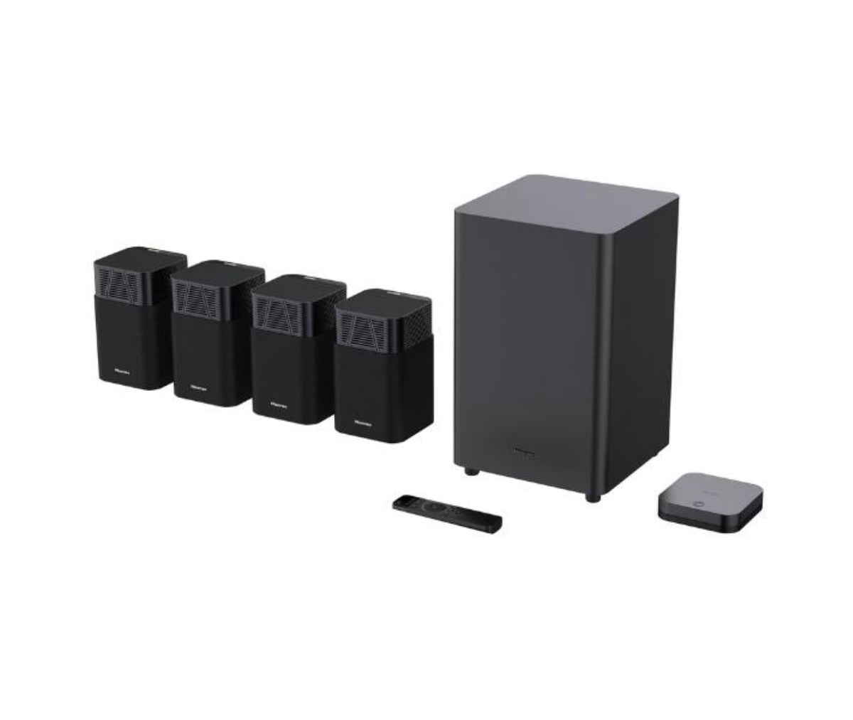 Hisense HT Saturn 4.1.2CH Wireless Home Theater System – 720W Dolby Atmos, DTS:X & Devialet