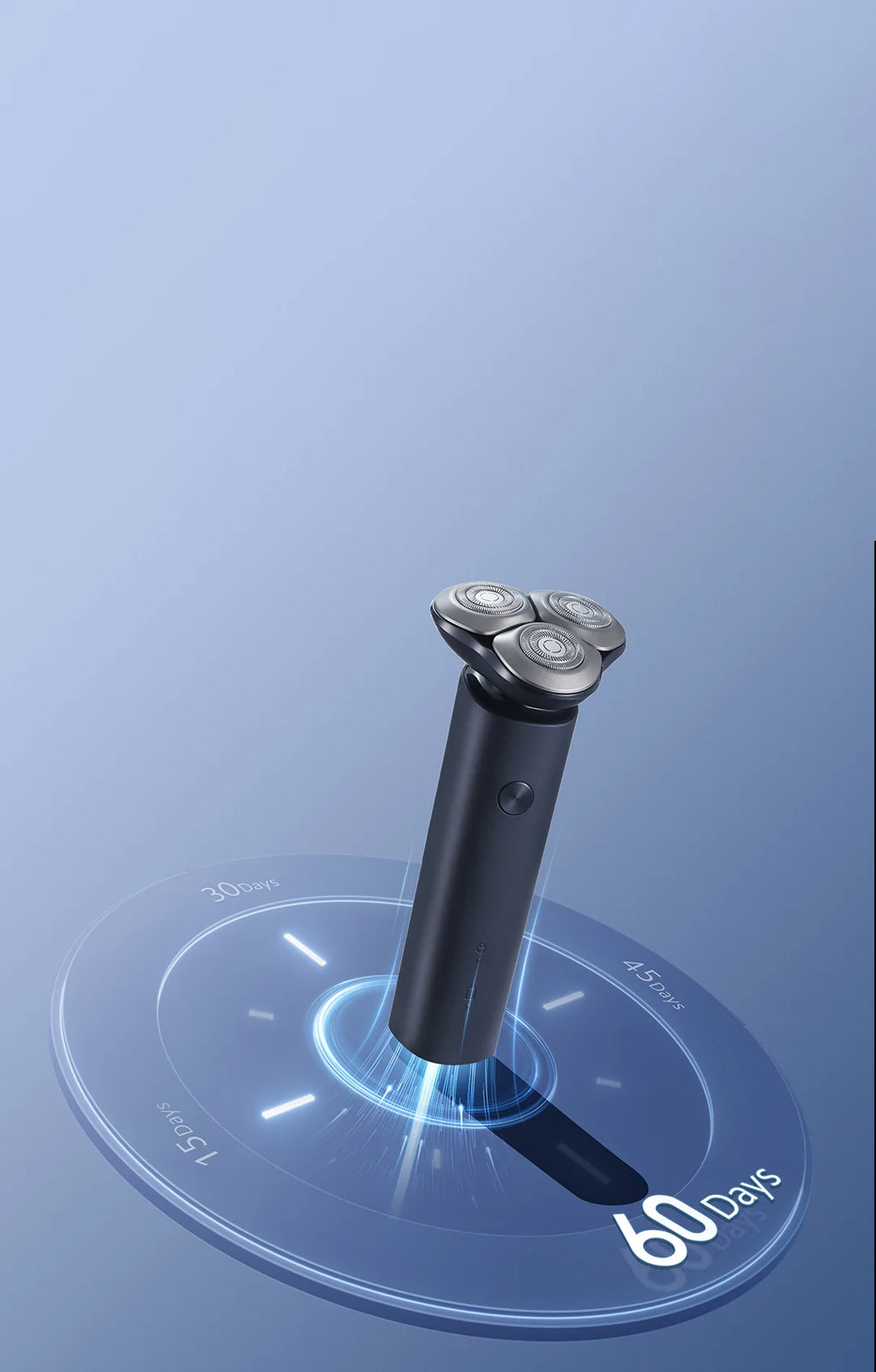 Xiaomi S101 Electric Shaver – 18-Blade Dual-Track, IPX7 Waterproof & 60-Day Battery