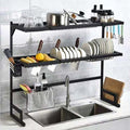 Over the Sink Multifunctional Dish Rack Box – Kitchen Sink Organizer & Dish Drying Rack