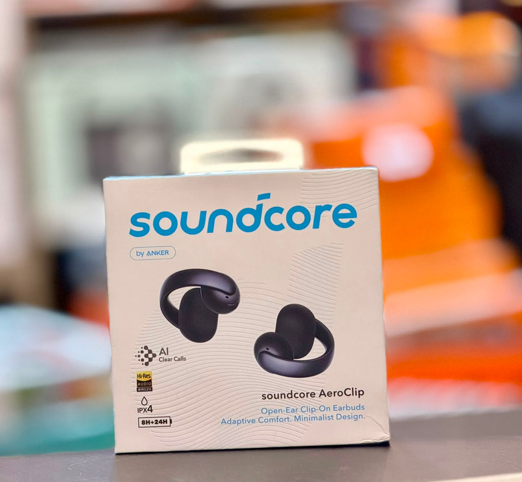 Anker Soundcore AeroClip Open-Ear Earbuds – Clip-On Design, Hi-Res Audio & AI Clear Calls