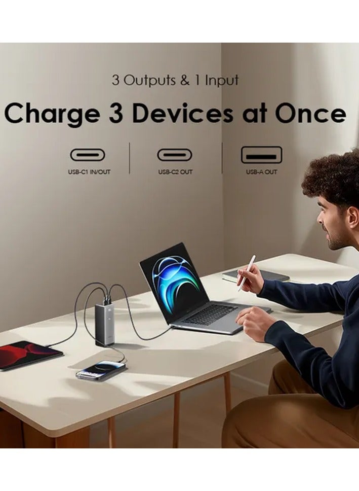 Oraimo PowerJet 130 27600mAh 130W Power Bank – Laptop Fast Charging & Smart Digital Display