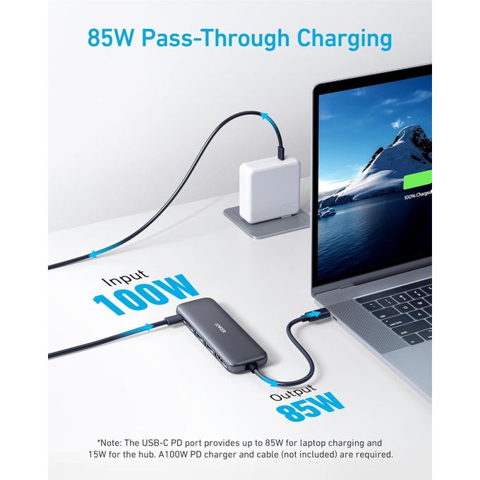 Anker 10-in-1 USB-C Hub – Dual Display, 4K HDMI, VGA & 100W PD