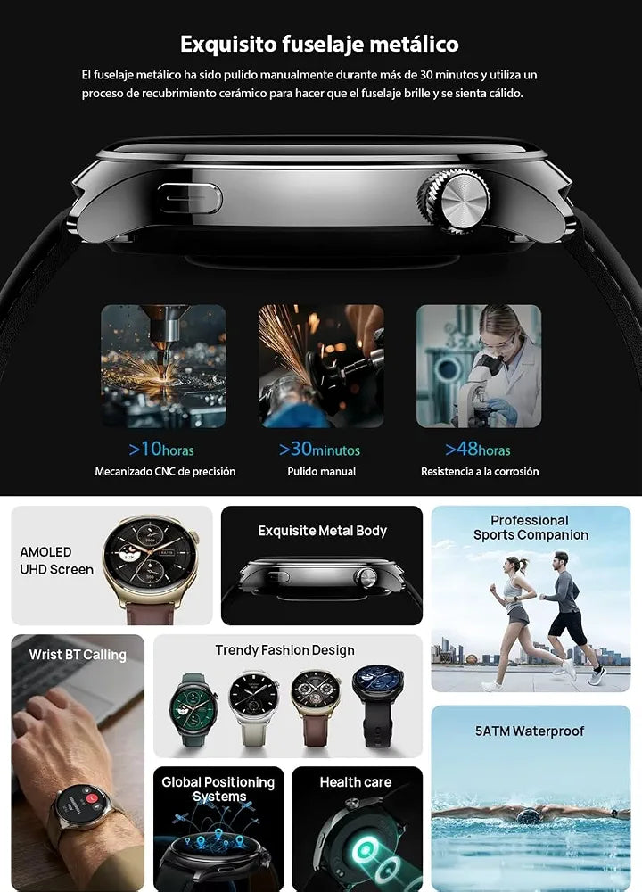 Mibro Lite 3 Pro Smart Watch – 1.32" AMOLED, GPS, Bluetooth Calling & 15-Day Battery