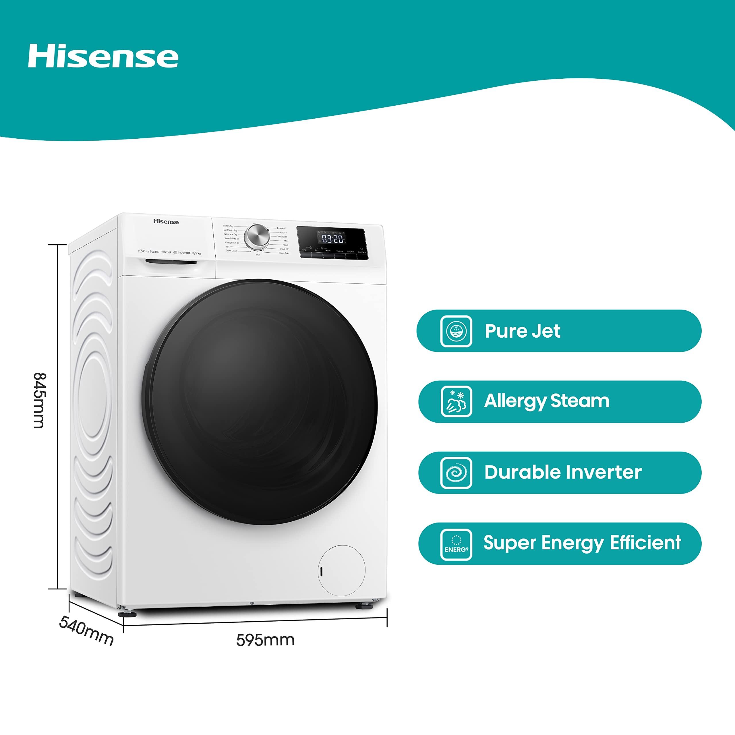 Hisense 8Kg Front Load Washing Machine – Efficient, Powerful, and Gentle on Your Clothes - LIFE STORES UGANDA