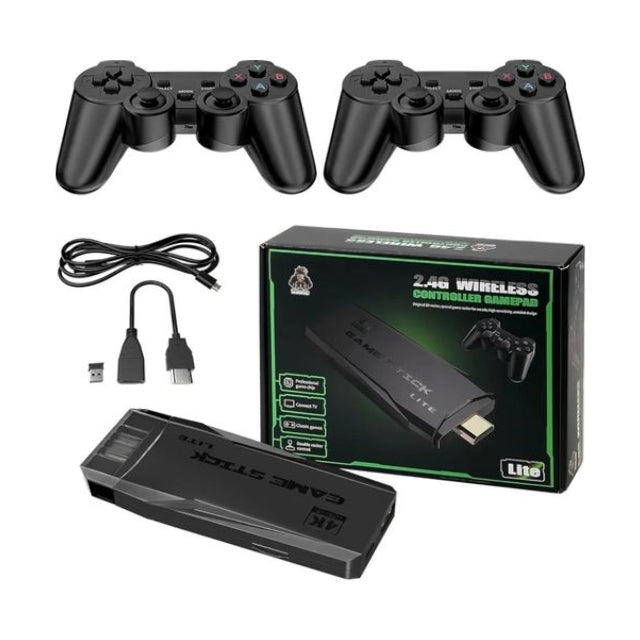 Game TV Stick Lite – 20,000+ Retro Games with 2 Wireless Controllers