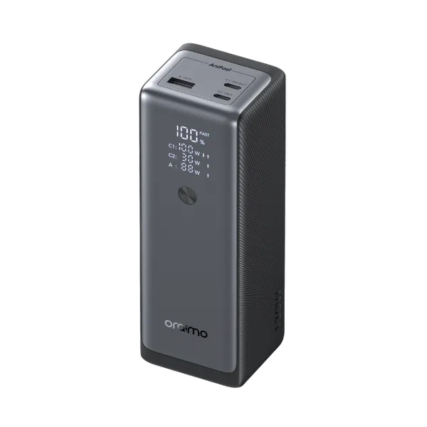 Oraimo PowerJet 130 27600mAh 130W Power Bank – Laptop Fast Charging & Smart Digital Display