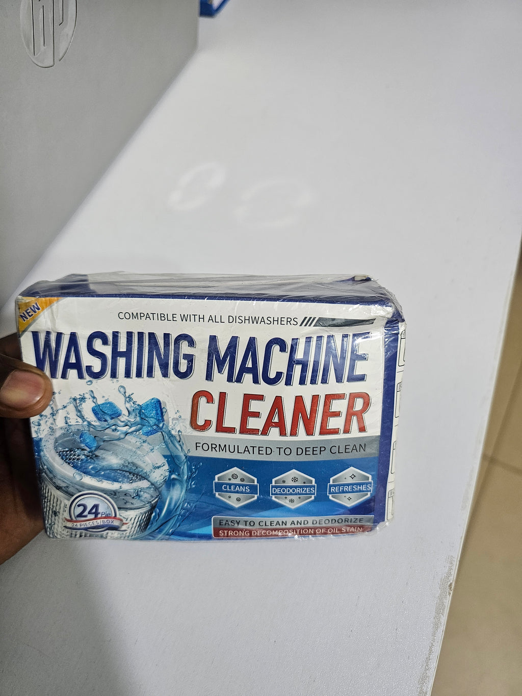 Washing Machine Cleaner & Descaling Tablets – 24 Pack | Deep Drum & Tub Cleaner