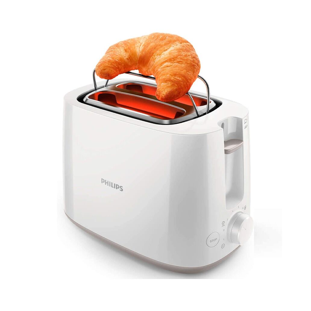 Philips Daily Collection HD2581 2-Slice Bread Toaster – 830W