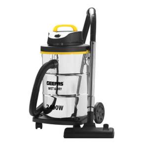 Geepas GVC19011N 25L Wet & Dry Vacuum Cleaner – 2300W, Stainless Steel Drum & Blow Function