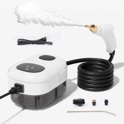2500W High-Pressure Handheld Steam Cleaner – 6 Steam Levels, Fast Heat-Up & Multi-Brush Cleaning