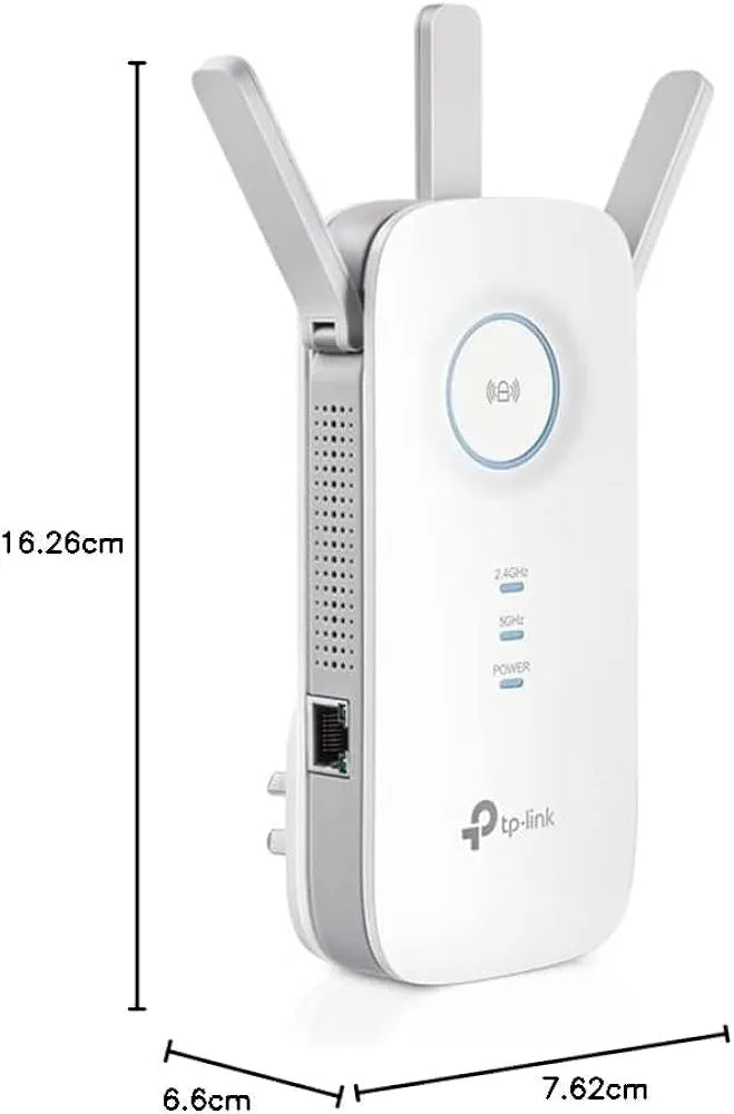 TP-Link AC1750 RE450 Wi-Fi Range Extender – Dual-Band 1750Mbps, Gigabit Ethernet & Mesh Support