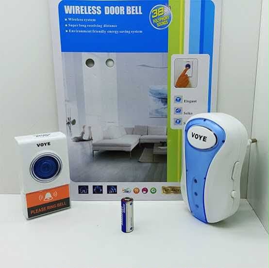 VOYE Wireless Doorbell – 38 Melodies, Plug-In Receiver & Easy Installation