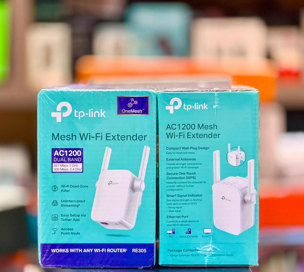 TP-Link RE305 AC1200 Wi-Fi Range Extender – Dual-Band 300Mbps + 867Mbps