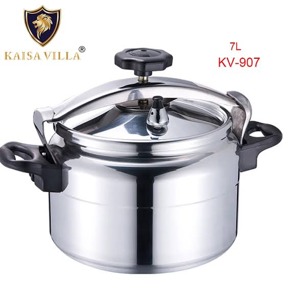 KAISA VILLA KV-907 7L Aluminum Pressure Cooker – Fast & Efficient Home Cooking